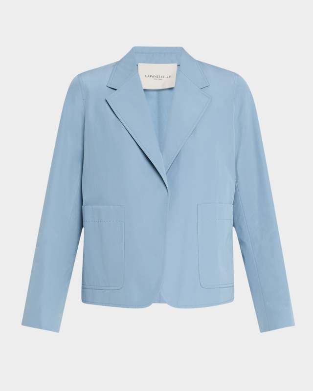 Open-Front Cotton Boyfriend Blaz